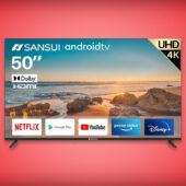 SmartTV SANSUI 4K de 50 pulgadas con precio mínimo histórico en Amazon México: Android TV y Google Assistant por 6,495 pesos